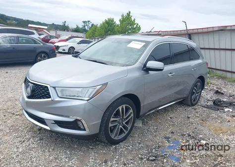 2017 Acura Mdx Advance Entertainment Pkgs from USA, damaged, VIN 5FRYD3H92HB005448